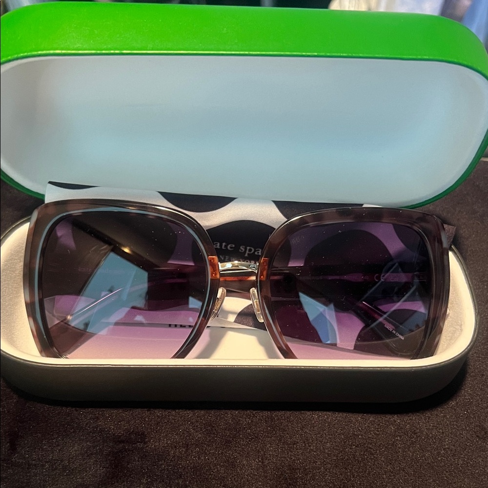 Kate Spade Black and Purple Sunglasses
